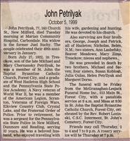 Petrilyak, John